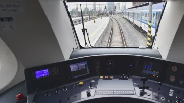 Vlak se zabezpečovacím systémem ETCS