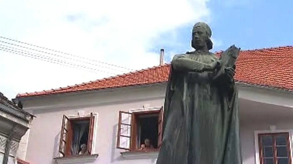 Socha Jana Husa v Husinci