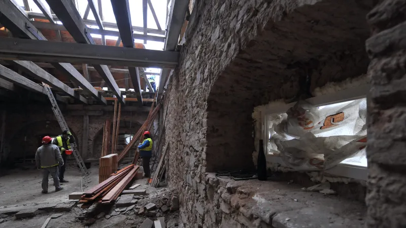 Oprava zámku ve Žďáru nad Sázavou