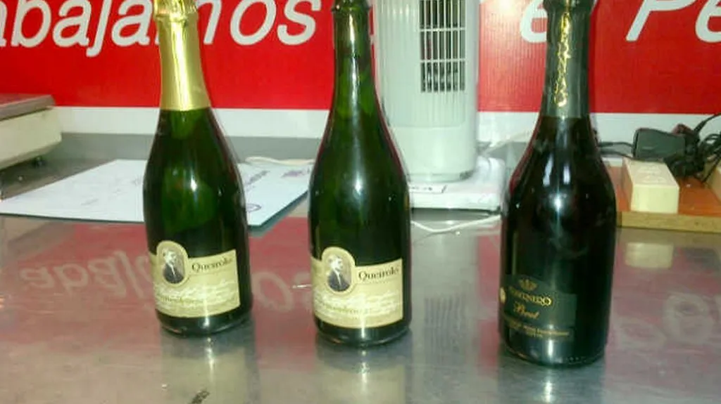 Drogoví kurýři pašovali kokain rozpuštěný v lahvích s vínem