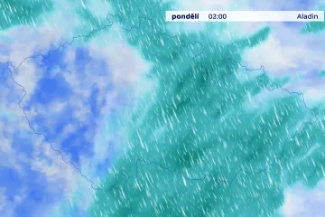 Východ republiky zasáhnou silné bouřky, v Beskydech a Bílých Karpatech bude i vydatně pršet