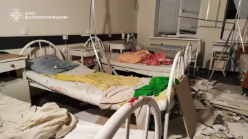 Následky ruského útoku na Kamjanske