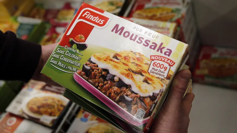 Mražený výrobek s koňským masem