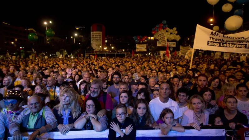 Pietní shromáždění připomnělo atentát na Jicchaka Rabina