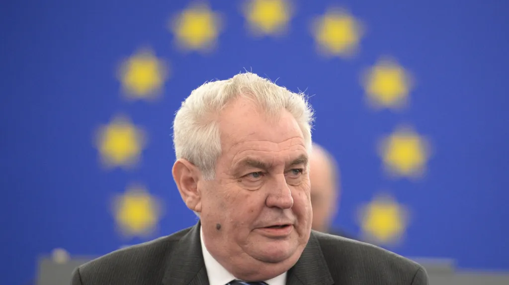 Prezident Zeman v Evropském parlamentu