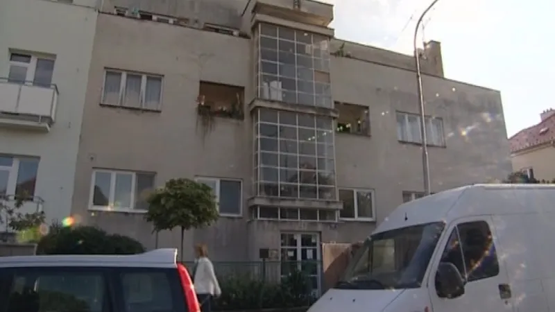 Funkcionalistický dům v Helfertově ulici