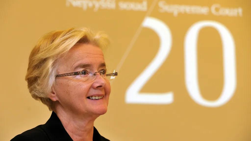 Předsedkyně Nejvyššího soudu ČR Iva Brožová