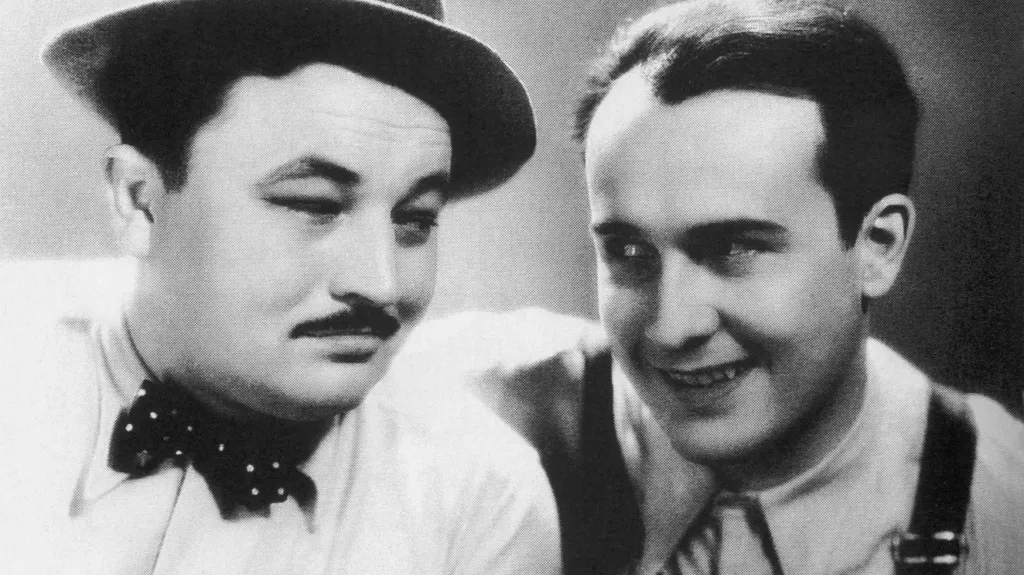 Jan Werich a Jiří Voskovec