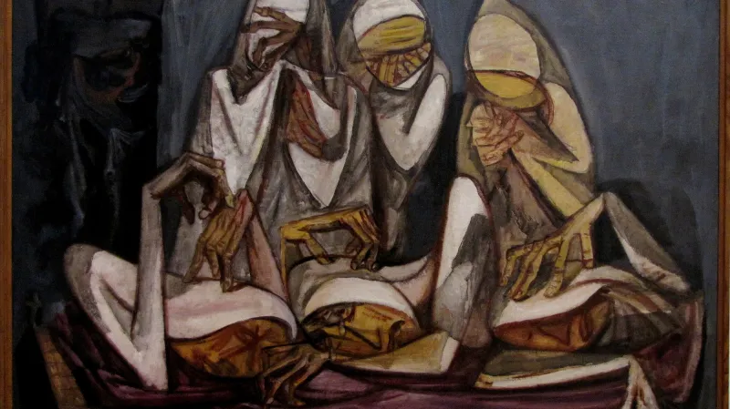 Pravoslav Kotík / Plačky (1940-41) / z výstavy Konec avantgardy? v GHMP