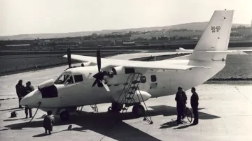 Prví letoun L-410 v roce 1969