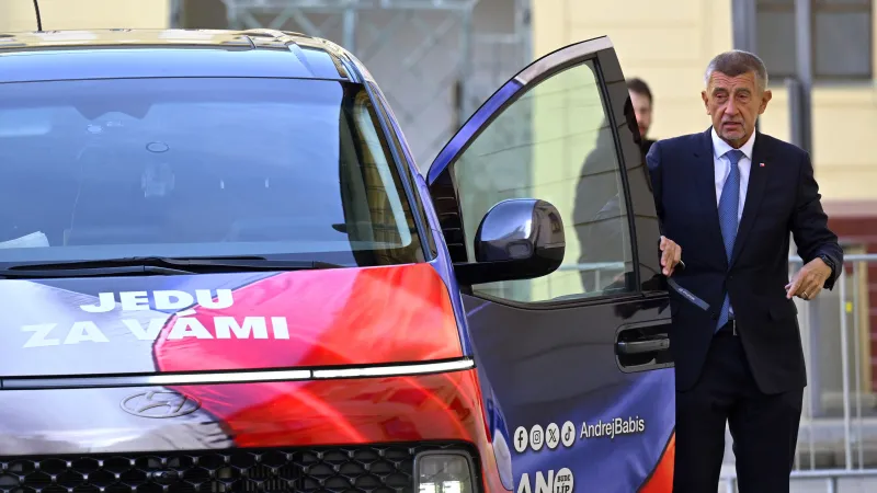 Andrej Babiš (ANO) dorazil na Pražský hrad