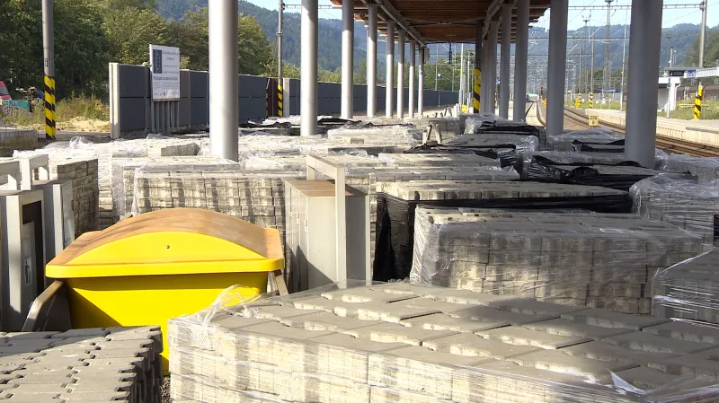 Oprava nádraží v Ústí nad Orlicí