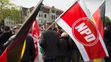 Demonstrace NPD v Erfurtu