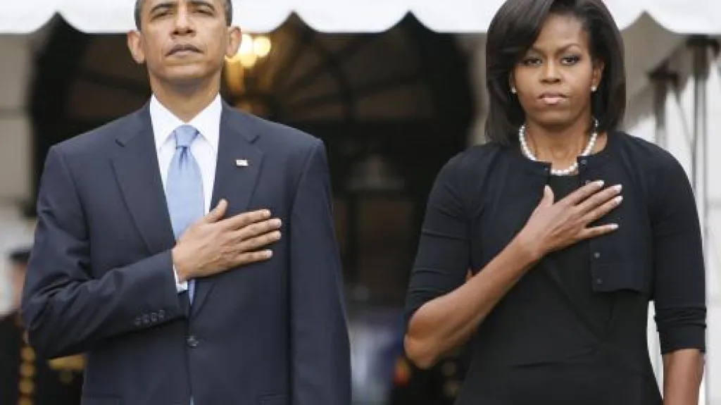 Barack Obama se svou ženou Michelle