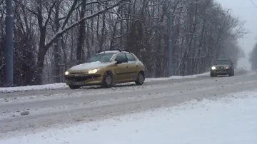 Dopravu v Brně komplikuje sníh
