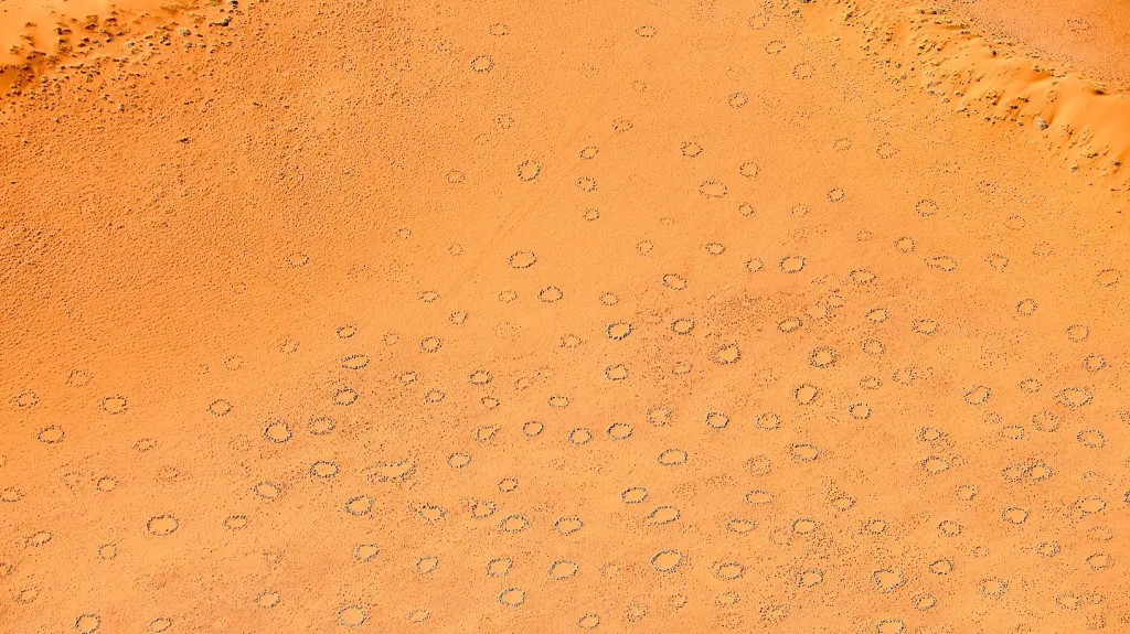 Kruhy v africké poušti