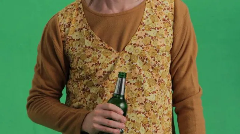 Jedna z podob Jana Budaře pro slavnostní večer Českého lva 2012