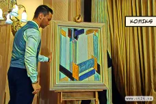 Abstraktní obraz Františka Kupky se vydražil za rekordní sumu