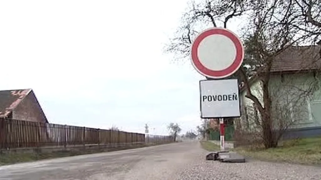 Povodně - zákaz vjezdu