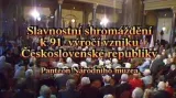 Slavnostní shromáždění k výročí vzniku ČSR
