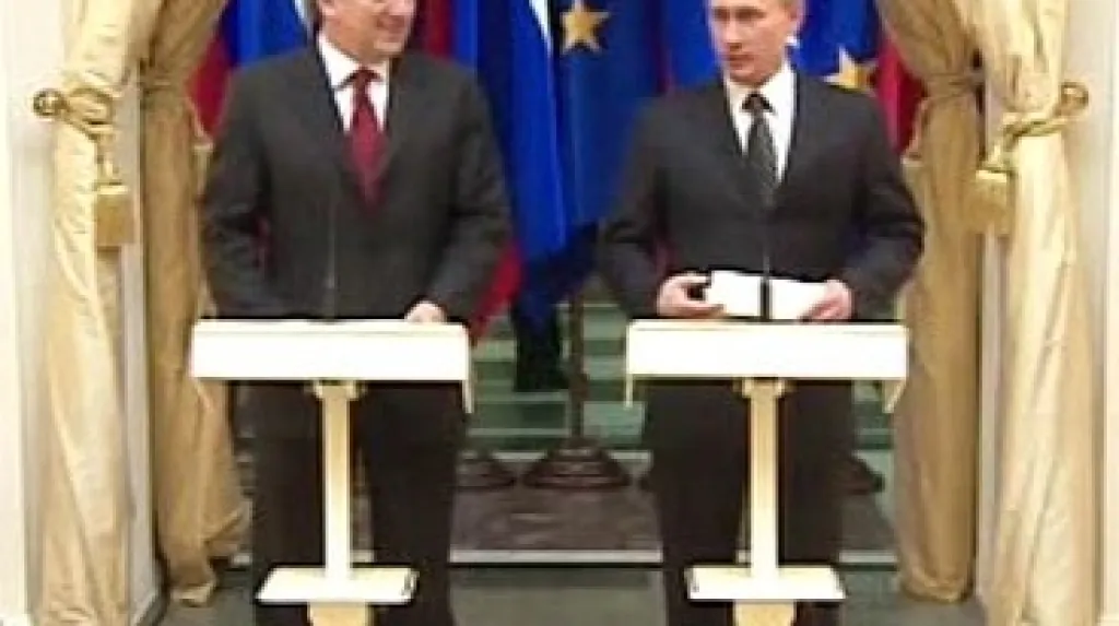 José Barroso a Vladimir Putin