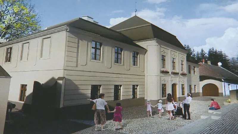 Vizualizace opravené Klapperothovy manufaktury v Šumperku