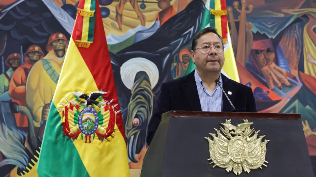 Bolivijský prezident Luis Arce