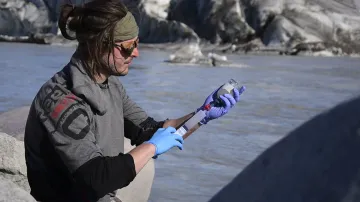 Výzkum metanu v Grónsku