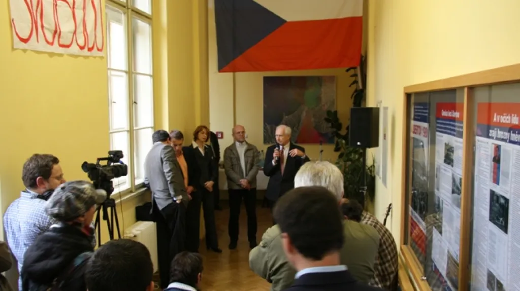 Zahájení výstavy Albertov 1989