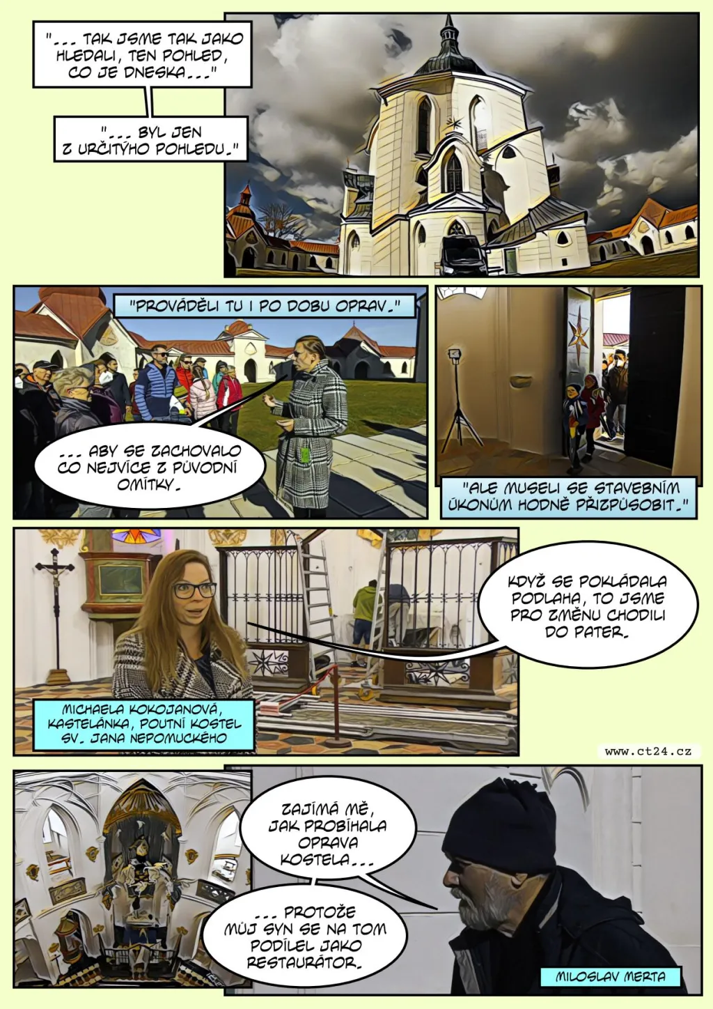 Opravený poutní kostel na Zelené hoře se otevřel veřejnosti