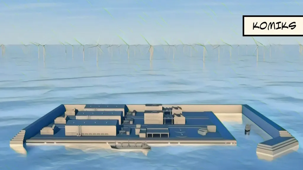 Dánsko plánuje postavit první energetický ostrov v moři. Jedná se o nejdražší projekt v historii země