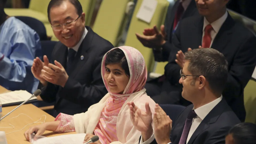 Malala Júsufzaiová v OSN