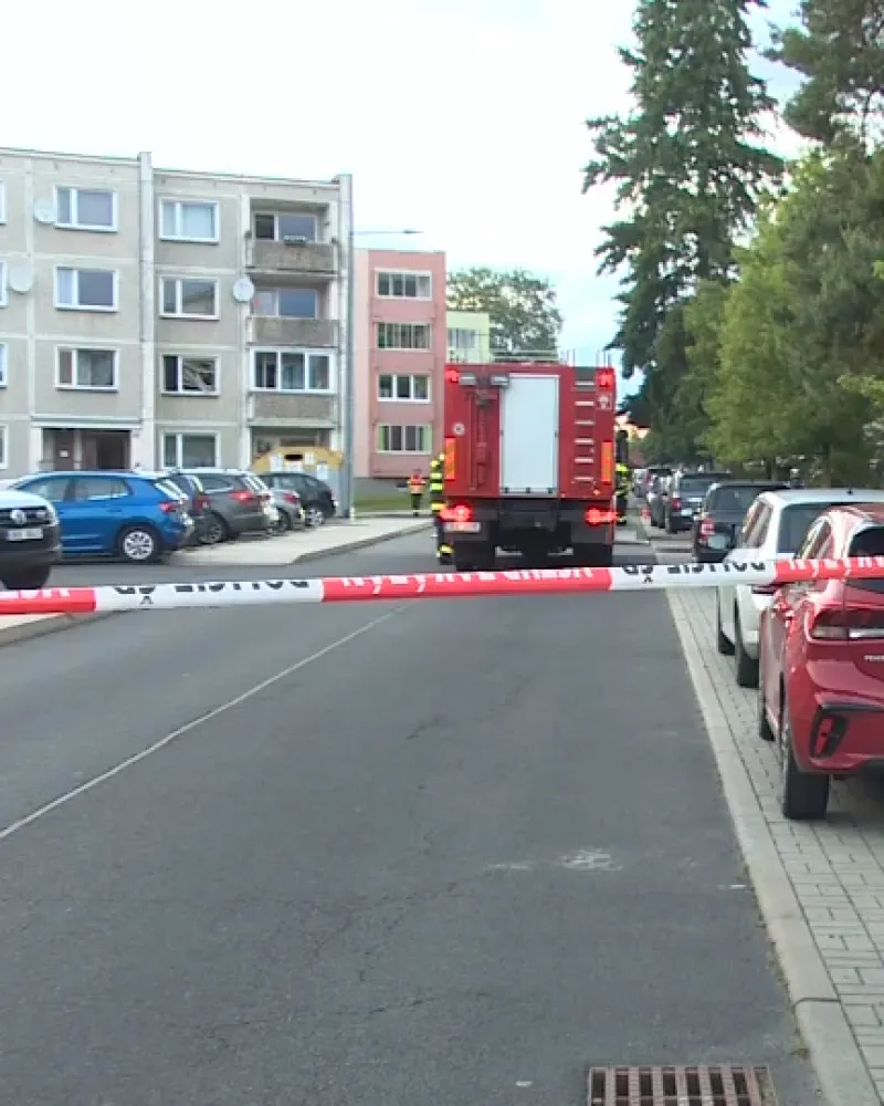 V Toužimi na Karlovarsku výbuch neznámé látky zranil dva lidi