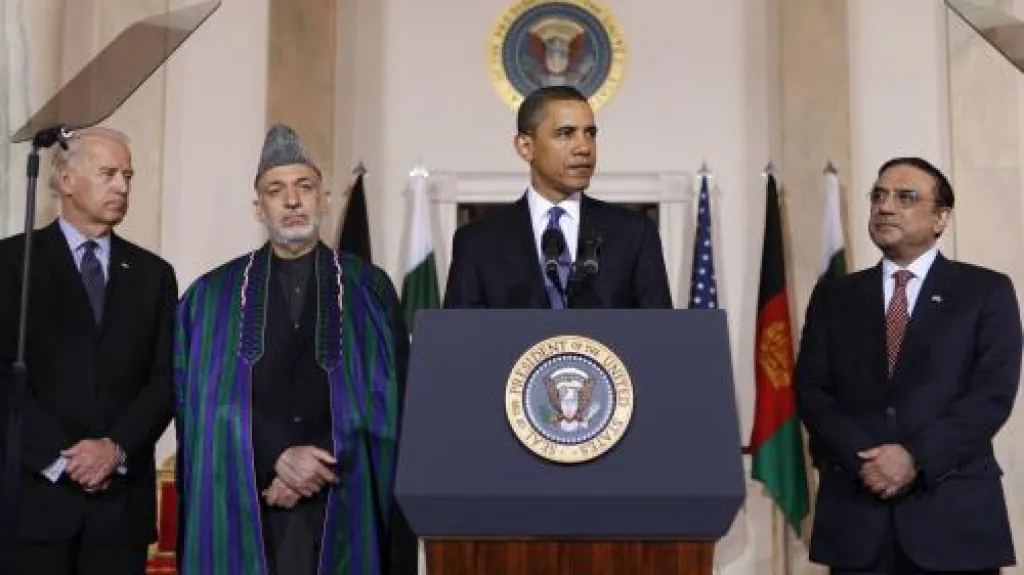 Barack Obama a Hamíd Karzáí