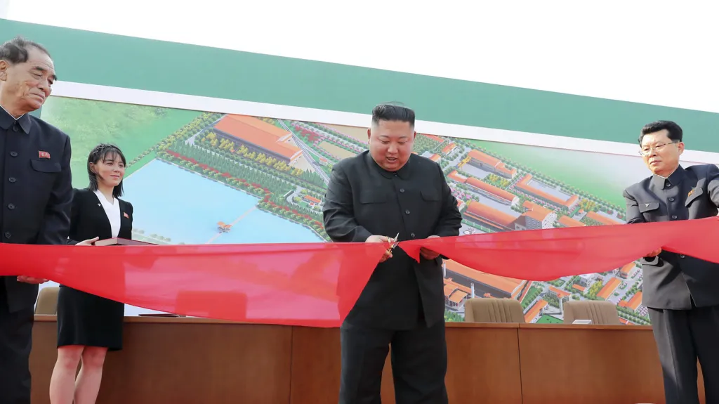 Kim Čong-un na fotografii zveřejněné severokorejskou vládou