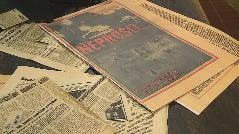 Zvláštní vydání novin v srpnu 1969