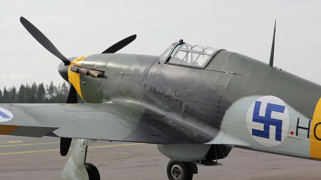 Hawker Hurricane sloužil i ve Finské armádě