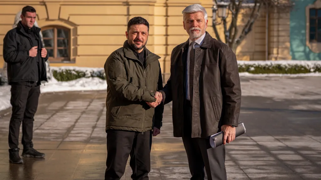 Volodymyr Zelenskyj a Petr Pavel