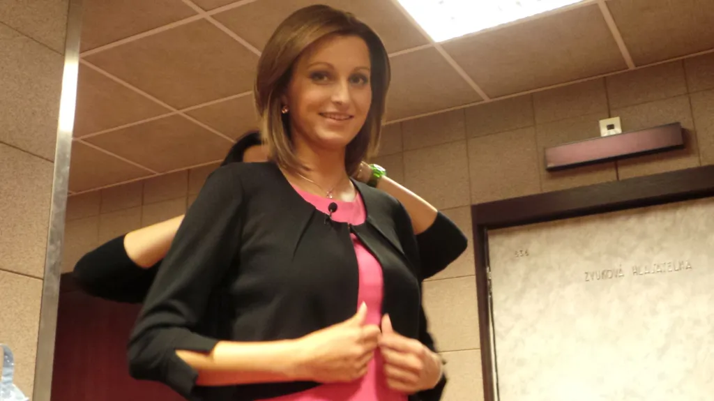 Zuzana Neuvirtová před svým prvním moderováním Událostí v regionech