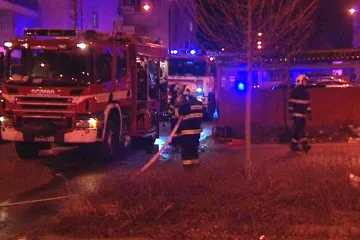 V Kojetíně hořelo v rekonstruované budově bývalé školy