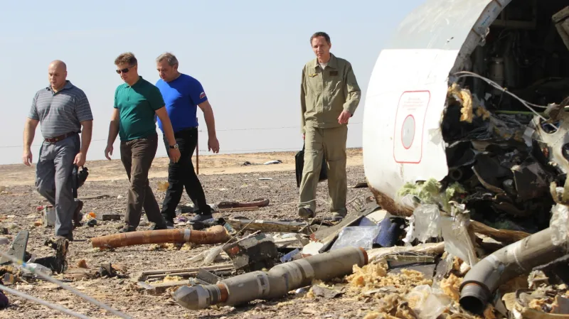 Pád ruského airbusu v Egyptě