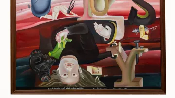 Eva Švankmajerová, Rébus (Jaký by to mělo smysl cokoliv vám vyčítat), 1975–1978 (z výstavy Běda obrazu, DOX)