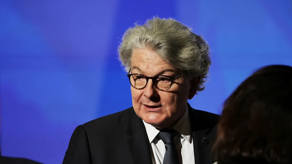Thierry Breton na snímku z dubna 2024