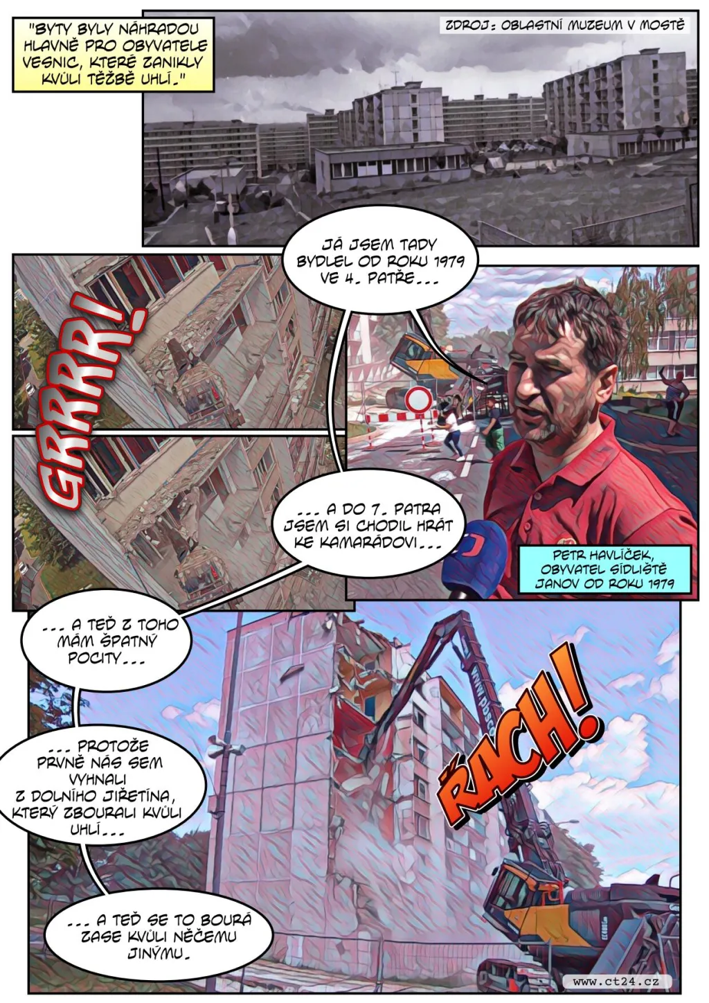 Demolice vybydlených paneláků