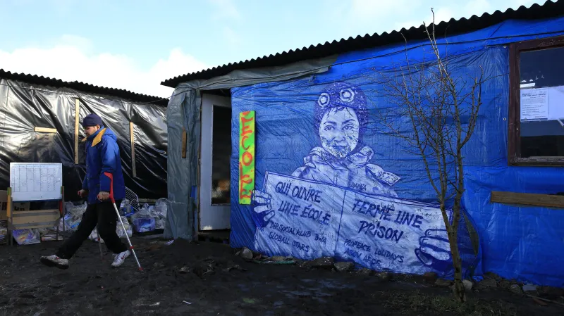 Škola v táboře Džungle v Calais