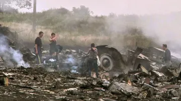 Prohledávání trosek malajsijského letadla