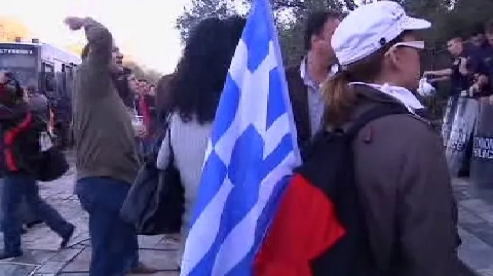 Řecko demonstruje