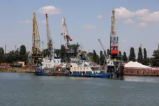 Rusko ostřelovalo ukrajinský přístav v deltě Dunaje