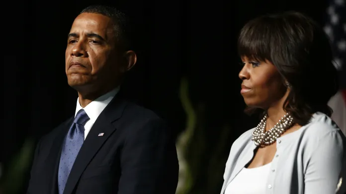 Obřadu ve Westu se zúčastnil i prezident Obama s manželkou