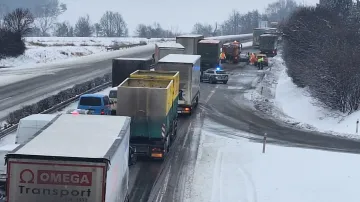 Dopravní situace na D35 v Olomouckém kraji